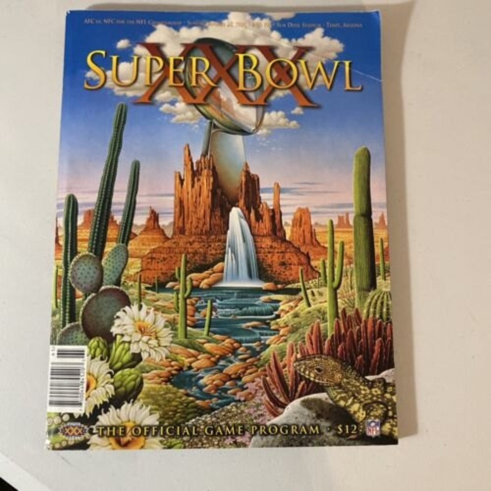 1996 Super Bowl 30 XXX  Game Program Dallas Cowboys Pittsburgh Steelers Tempe AZ